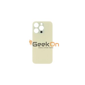 Πίσω Καπάκι / Back Cover Glass για Apple iPhone 14 Pro Gold