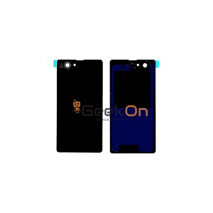 Πίσω Καπάκι / Back Cover για Sony Xperia Z1 Compact 550 D5503 SO-02F Μαύρο