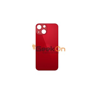 Πίσω Καπάκι / Back Cover Glass για Apple iPhone 13 Red Κόκκινο