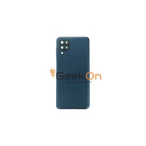 Πίσω Καπάκι / Back Cover Με Τζαμάκι Καμερών για Samsung Galaxy M12 Black