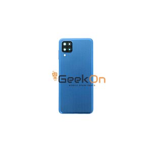 Πίσω Καπάκι / Back Cover Με Τζαμάκι Καμερών για Samsung Galaxy M12 Blue