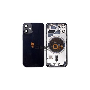 Back Housing / Πίσω Καπάκι Για Apple Iphone 12 Mini Μαύρο