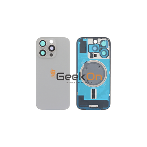 Full Back Cover Magsafe Magnet / Πίσω καπάκι Για iPhone 16 Pro Natural Titanium