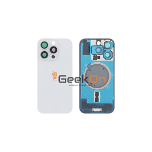 Full Back Cover Magsafe Magnet / Πίσω καπάκι Για iPhone 16 Pro White Titanium