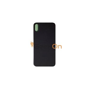 Back Cover Glass Για Apple Iphone X Black