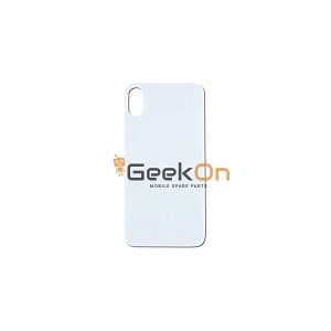 Back Cover Glass Για Apple Iphone X Silver