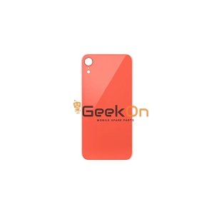 Back Cover Glass Για Apple Iphone XR Orange