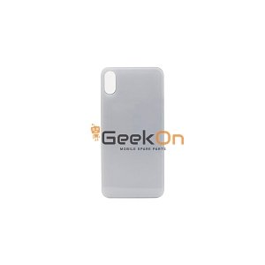 Back Cover Glass Για Apple Iphone XS MAX Silver