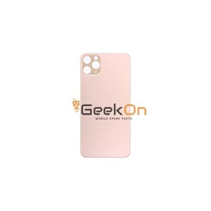 Back Cover Glass Για Apple Iphone 11 Pro Χρυσό