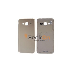 BACK COVER / Πίσω Καπάκι Για Samsung Galaxy J3 2016 J320F Χρυσό