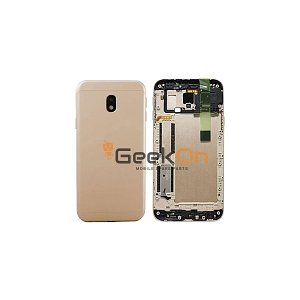 BACK COVER / Πίσω Καπάκι Για Samsung Galaxy J3 2017 J330F Χρυσό