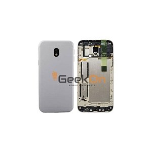 BACK COVER / Πίσω Καπάκι Για Samsung Galaxy J3 2017 J330F Ασημί