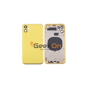 BACK HOUSING / ΠΙΣΩ ΚΑΠΑΚΙ ΓΙΑ APPLE IPHONE 11 Κίτρινο