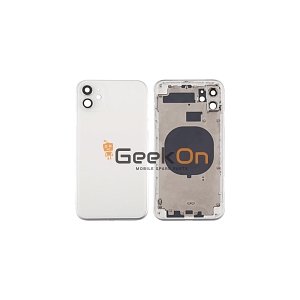 BACK HOUSING / ΠΙΣΩ ΚΑΠΑΚΙ ΓΙΑ APPLE IPHONE 11 Λευκό