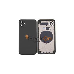 BACK HOUSING / ΠΙΣΩ ΚΑΠΑΚΙ ΓΙΑ APPLE IPHONE 11 Μαύρο