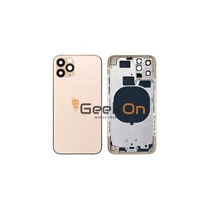 BACK HOUSING / ΠΙΣΩ ΚΑΠΑΚΙ ΓΙΑ APPLE IPHONE 11 PRO MAX Χρυσό