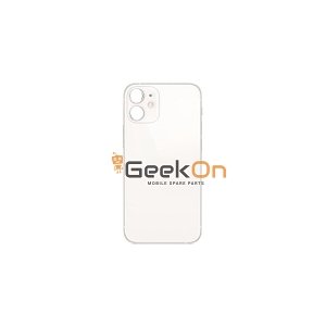 Back Cover Glass / Πίσω Καπάκι Για Apple Iphone 12 Mini Λευκό
