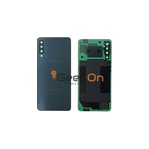 Γνήσιο Πίσω Καπάκι με Τζαμάκι Κάμερας για Samsung Galaxy A7 2018 A750F GH82-17833A Black (Service Pack)
