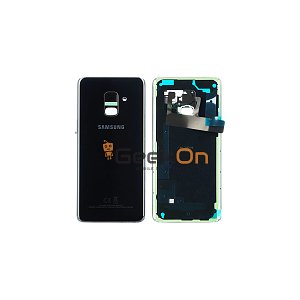 Γνήσιο Πίσω Καπάκι με Τζαμάκι Κάμερας για Samsung Galaxy A8 2018 A530F GH82-15557A Black (Service Pack)