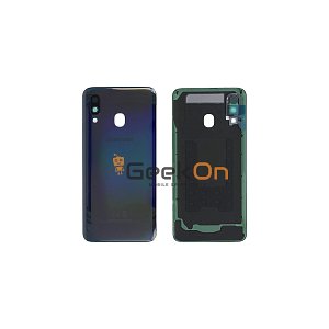 Γνήσιο Πίσω Καπάκι με Τζαμάκι Κάμερας για Samsung Galaxy A40 SM-A405 GH82-19406A Black (Service Pack)