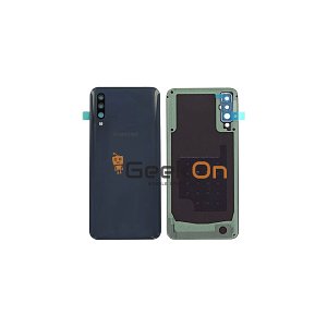 Γνήσιο Πίσω Καπάκι με Τζαμάκι Κάμερας για Samsung Galaxy A50 SM-A505 GH82-19229A Black (Service Pack)