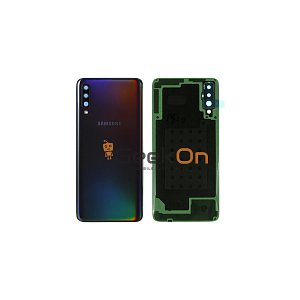 Γνήσιο Πίσω Καπάκι με Τζαμάκι Κάμερας για Samsung Galaxy A70 SM-A705F GH82-19467A Black (Service Pack)