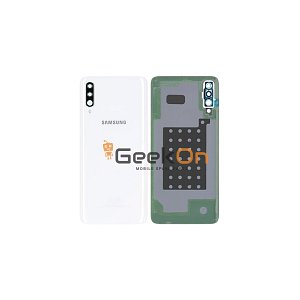 Γνήσιο Πίσω Καπάκι με Τζαμάκι Κάμερας για Samsung Galaxy A70 SM-A705F GH82-19467B White (Service Pack)