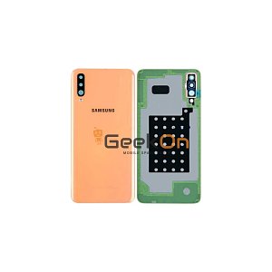 Γνήσιο Πίσω Καπάκι με Τζαμάκι Κάμερας για Samsung Galaxy A70 SM-A705F GH82-19467D Coral (Service Pack)