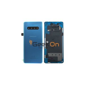 Γνήσιο Πίσω Καπάκι με Τζαμάκι Κάμερας για Samsung Galaxy S10 Plus G975 GH82-18406C Blue (Service Pack)