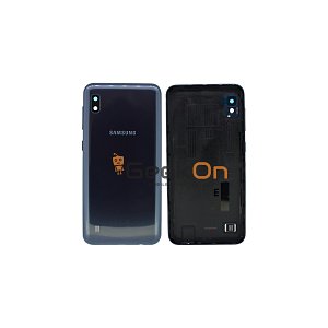 Γνήσιο Πίσω Καπάκι με Τζαμάκι Κάμερας για Samsung Galaxy A10 SM-A105F GH82-20232A Black (Service Pack)