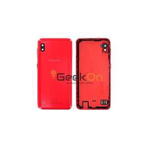 Γνήσιο Πίσω Καπάκι με Τζαμάκι Κάμερας για Samsung Galaxy A10 SM-A105F GH82-20232D Red (Service Pack)