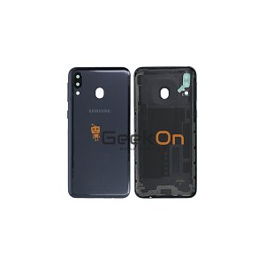 Γνήσιο Πίσω Καπάκι με Τζαμάκι Κάμερας για Samsung Galaxy M20 M205F GH82-19215A Black (Service Pack)