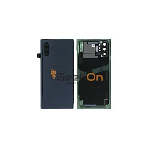 Γνήσιο Πίσω Καπάκι με Τζαμάκι Κάμερας για Samsung Galaxy Note 10 Plus SM-N975F GH82-20588A Black (Service Pack)