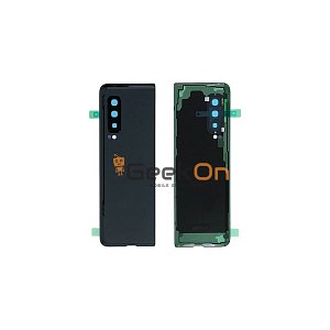 Γνήσιο Πίσω Καπάκι με Τζαμάκι Κάμερας για Samsung Galaxy Fold SM-F900F GH82-19587B Black (Service Pack)
