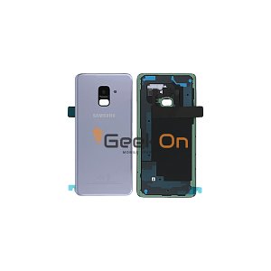 Γνήσιο Πίσω Καπάκι με Τζαμάκι Κάμερας για Samsung Galaxy A8 2018 A530F GH82-15551B Grey (Service Pack)