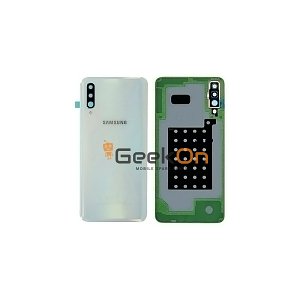 Γνήσιο Πίσω Καπάκι με Τζαμάκι Κάμερας για Samsung Galaxy A30s A307F GH82-20805D White (Service Pack)