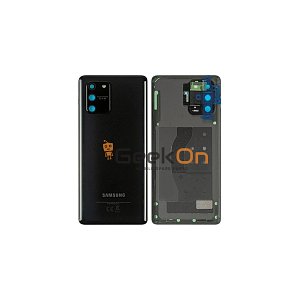 Γνήσιο Πίσω Καπάκι με Τζαμάκι Κάμερας για Samsung Galaxy S10 Lite G770F GH82-21670A Prism Black (Service Pack)