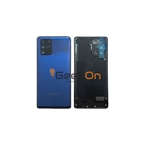 Γνήσιο Πίσω Καπάκι με Τζαμάκι Κάμερας για Samsung Galaxy S10 Lite G770F GH82-21670C Prism Blue (Service Pack)