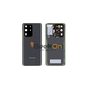 Γνήσιο Πίσω Καπάκι με Τζαμάκι Κάμερας για Samsung Galaxy S20 Ultra G988F GH82-22217B Grey (Service Pack)