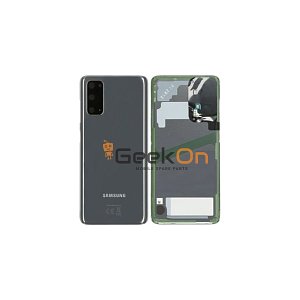 Γνήσιο Πίσω Καπάκι με Τζαμάκι Κάμερας για Samsung Galaxy S20 5G G981B GH82-21576A Grey (Service Pack)