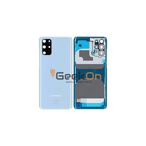 Γνήσιο Πίσω Καπάκι με Τζαμάκι Κάμερας για Samsung Galaxy S20 Plus 4G/5G G985F/G986B GH82-21634D Blue (Service Pack)