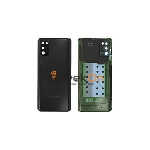 Γνήσιο Πίσω Καπάκι με Τζαμάκι Κάμερας για Samsung Galaxy A41 A415F GH82-22585A Black (Service Pack)