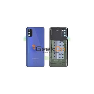 Γνήσιο Πίσω Καπάκι με Τζαμάκι Κάμερας για Samsung Galaxy A41 A415F GH82-22585D Blue (Service Pack)