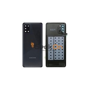Γνήσιο Πίσω Καπάκι με Τζαμάκι Κάμερας για Samsung Galaxy A31 A315F GH82-22338A Black (Service Pack)