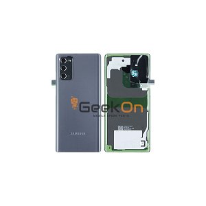 Γνήσιο Πίσω Καπάκι με Τζαμάκι Κάμερας για Samsung Galaxy Note 20 5G N981 GH82-23299A Grey (Service Pack)