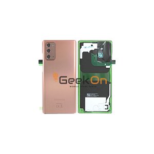 Γνήσιο Πίσω Καπάκι με Τζαμάκι Κάμερας για Samsung Galaxy Note 20 5G N981 GH82-23299B Bronze (Service Pack)