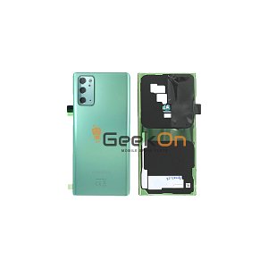 Γνήσιο Πίσω Καπάκι με Τζαμάκι Κάμερας για Samsung Galaxy Note 20 5G N981 GH82-23299C Green (Service Pack)