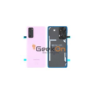 Γνήσιο Πίσω Καπάκι με Τζαμάκι Κάμερας για Samsung Galaxy S20 FE 4G G780 GH82-24263C Cloud Lavender (Service Pack)