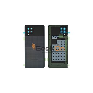 Γνήσιο Πίσω Καπάκι με Τζαμάκι Κάμερας για Samsung Galaxy A42 5G A426 GH82-24378A Black (Service Pack)