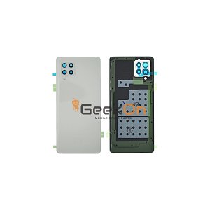 Γνήσιο Πίσω Καπάκι με Τζαμάκι Κάμερας για Samsung Galaxy A42 5G A426 GH82-24378B White (Service Pack)